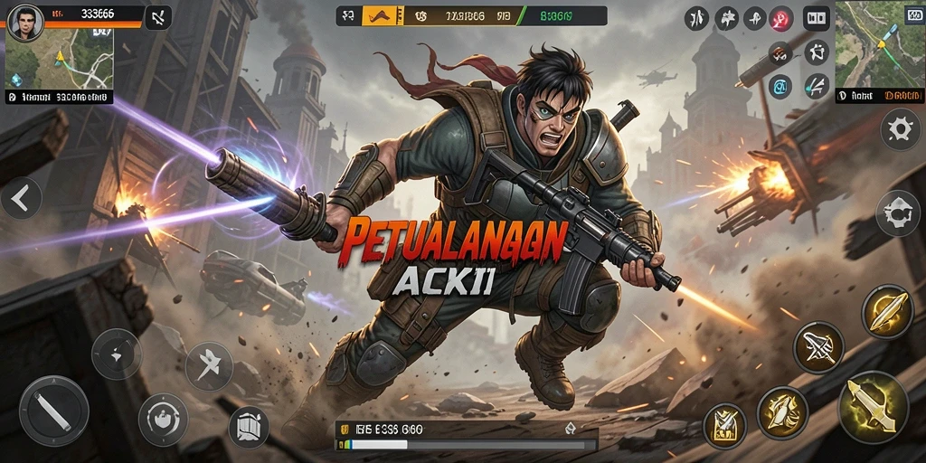 Tangkapan layar menggambarkan aksi seru dalam gameplay ARPG yang dinamis.