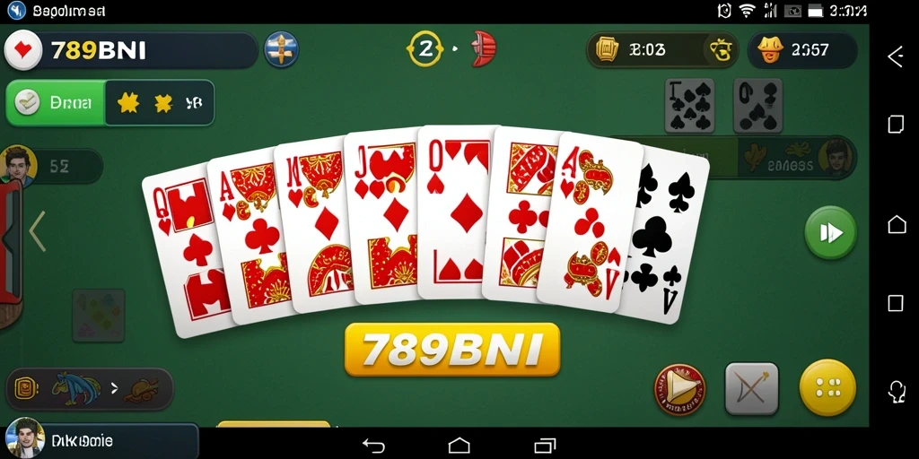 Tampilan gameplay Domino yang seru di 789BNI.