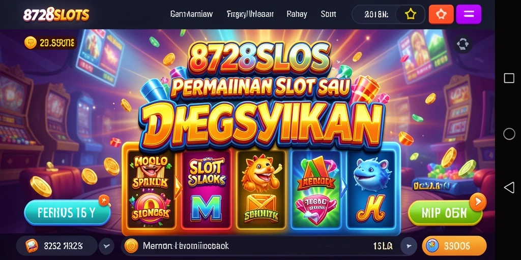 Tampilan gameplay yang seru dan menegangkan di 8728SLOTS.