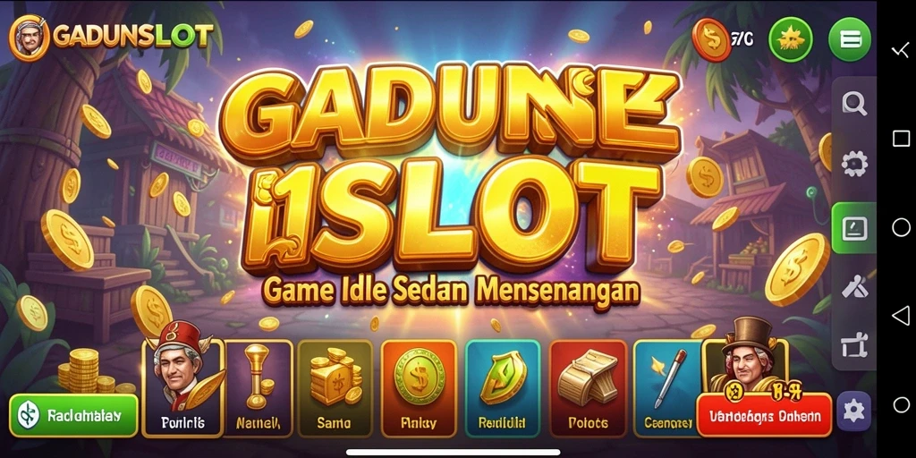 Tampilan menarik dari GADUNSLOT yang menggambarkan keseruan permainan Idle.