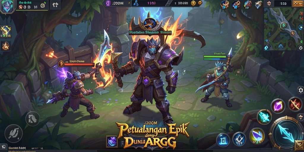 Tampilan gameplay J200M yang menakjubkan dan menegangkan.