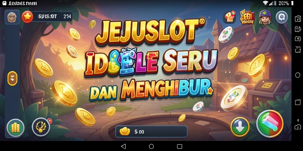 Tampilan gameplay JEJUSLOT yang sederhana dan menarik.