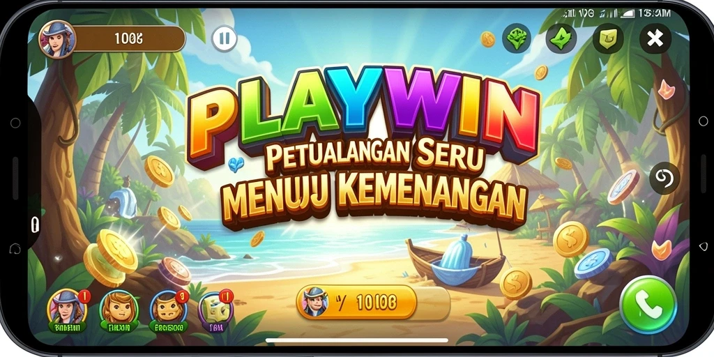 Tampilan gameplay petualangan menampilkan eksplorasi dan tantangan seru di dunia <strong>PLAYWIN</strong>.