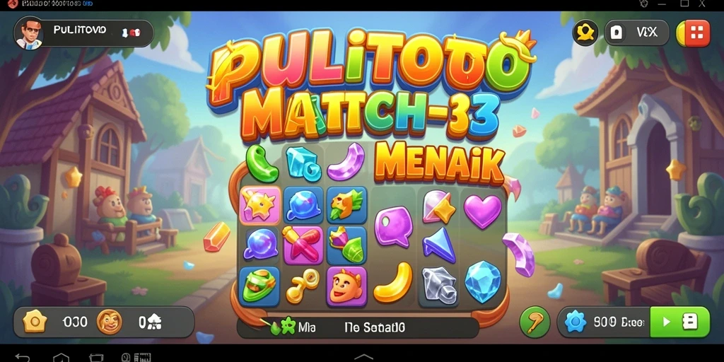 Gameplay menarik PULITOTO dengan grafis cerah dan seru.