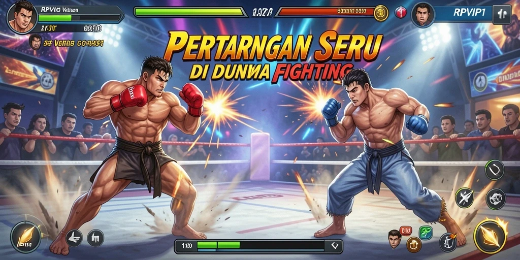 Tangkapan layar menggambarkan aksi bertarung di RPVIP1 yang mendebarkan.