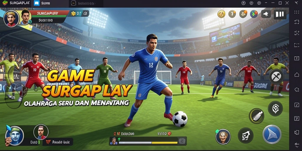 Tampilan gameplay SURGAPLAY yang seru dan menantang.