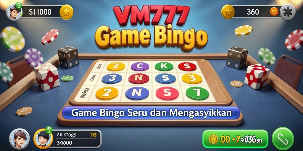 Tampilan gameplay VM777 dengan fitur Bingo yang menarik.