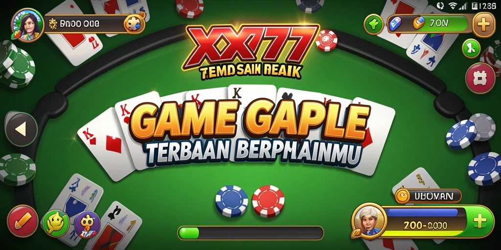 Tampilan gameplay Gaple yang seru dan interaktif.